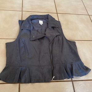 Lauren Conrad Suede Vest